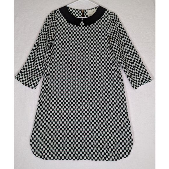 Kate Spade Kassia Shift dress Sz S Silk/Viscose Bust 35" Length 35"Short NWOT - Picture 4 of 10